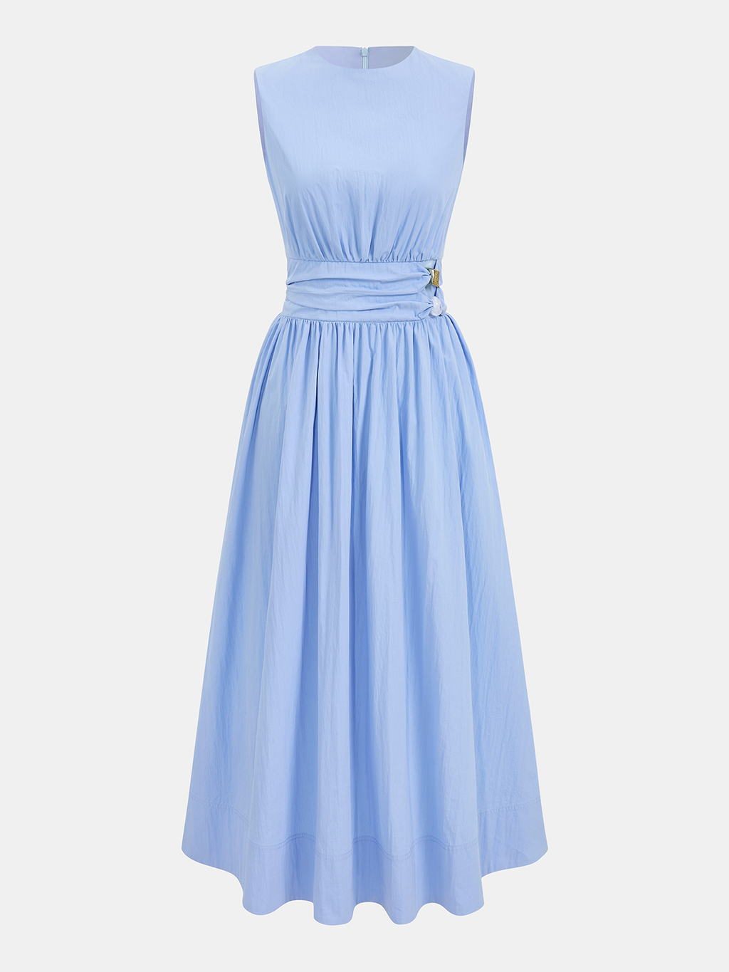 Ärmelloses Maxikleid mit Zierdetails