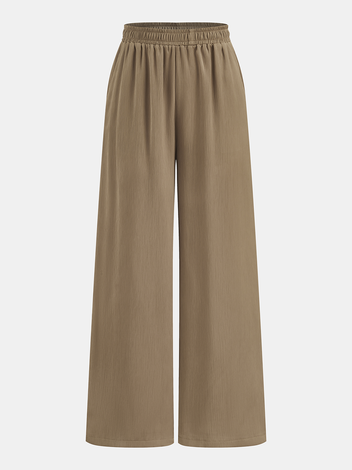 Ensemble col roulé froncé et pantalon large