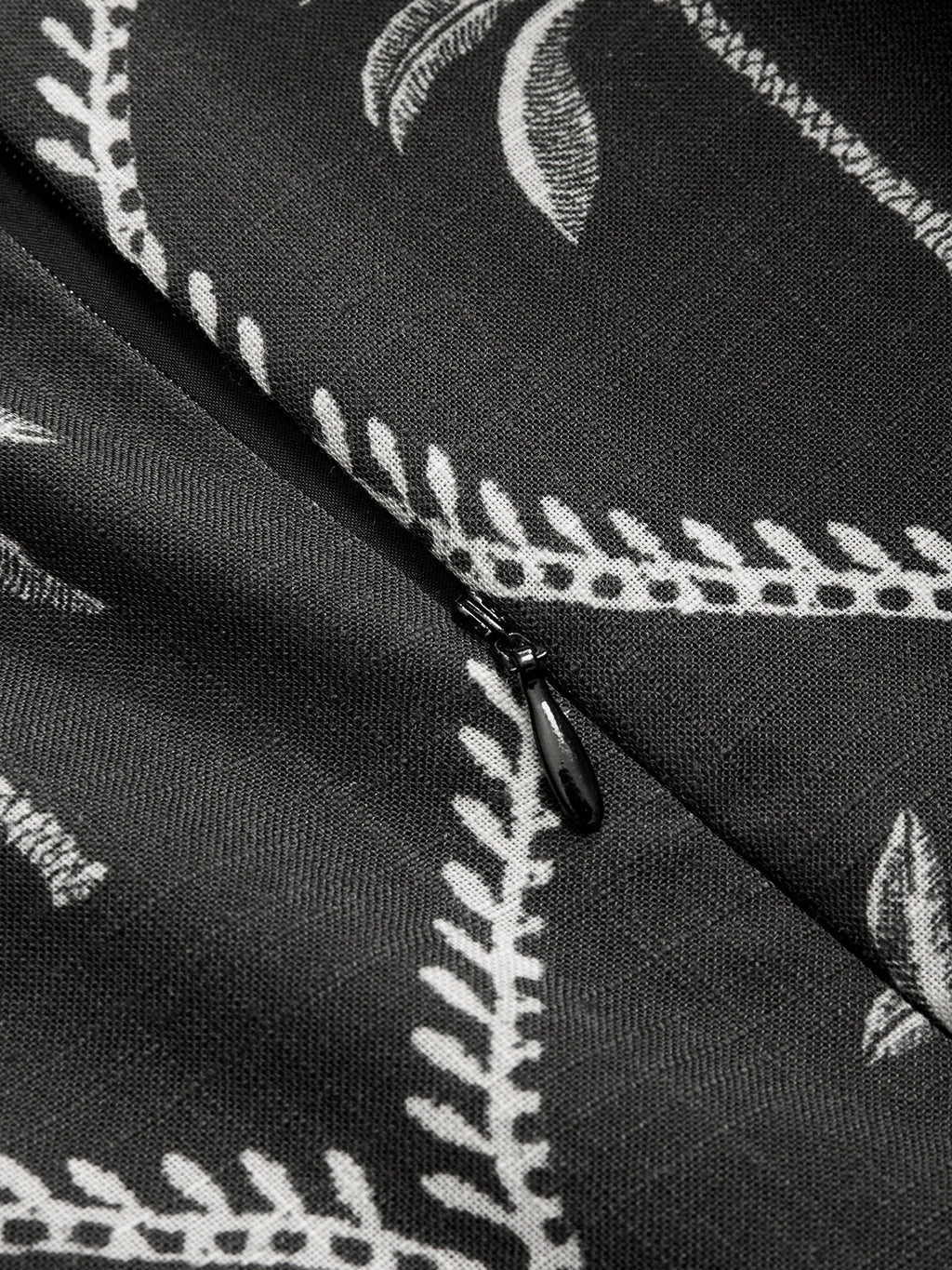 Mini-robe sans manches à imprimé palmiers