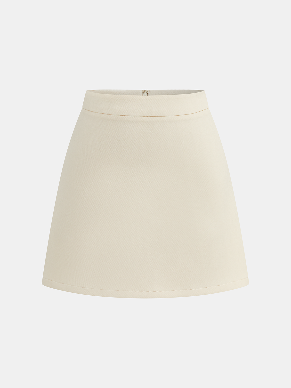 Ensemble haut bandeau boutonné et mini-jupe