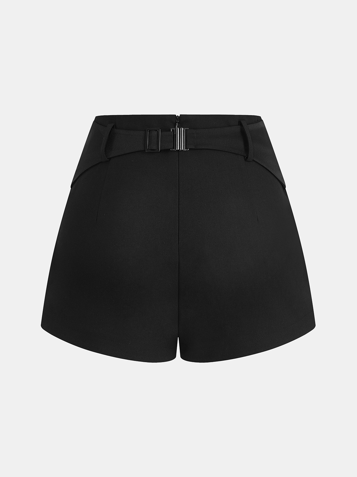 Pleated Waistband Tailored Shorts
