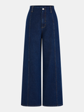 Denim Wide-Leg Jeans