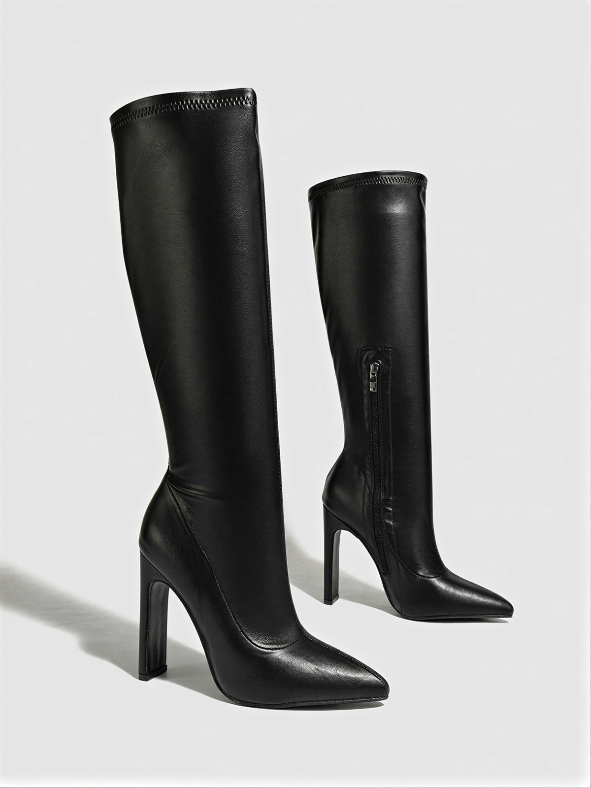 Spitze Stiletto-Kniehohe Stiefel