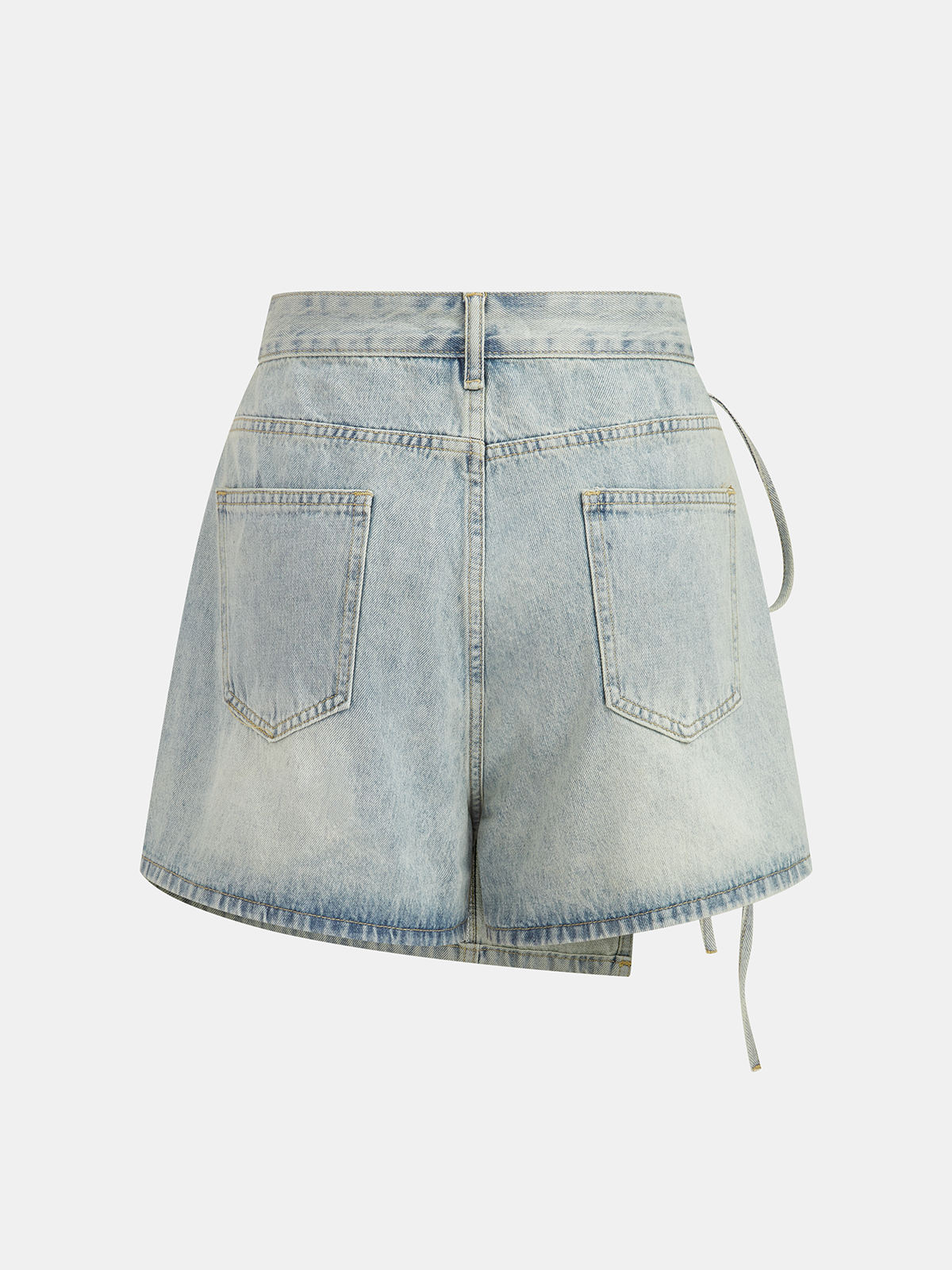 Jeans-Wickelrock-Skort