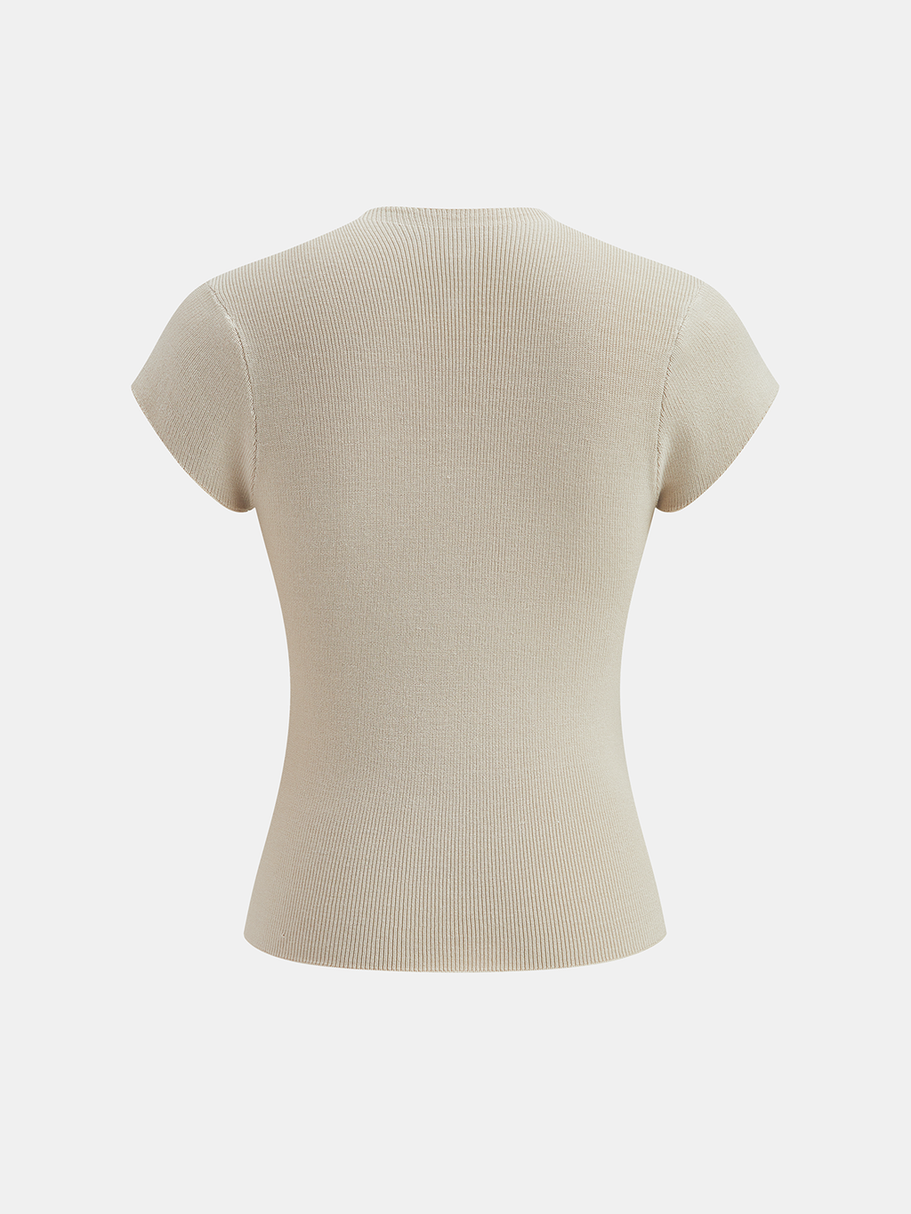 Kurzärmeliger Strick-Cardigan mit Knopfleiste