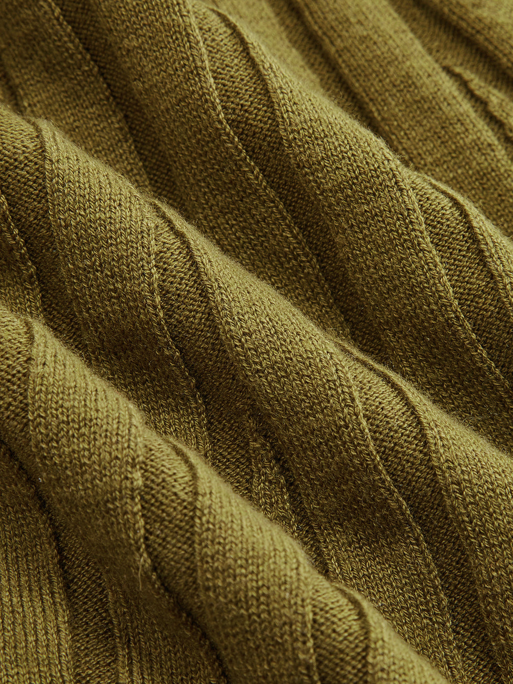 Mini-robe polo en maille côtelée mélangée de laine