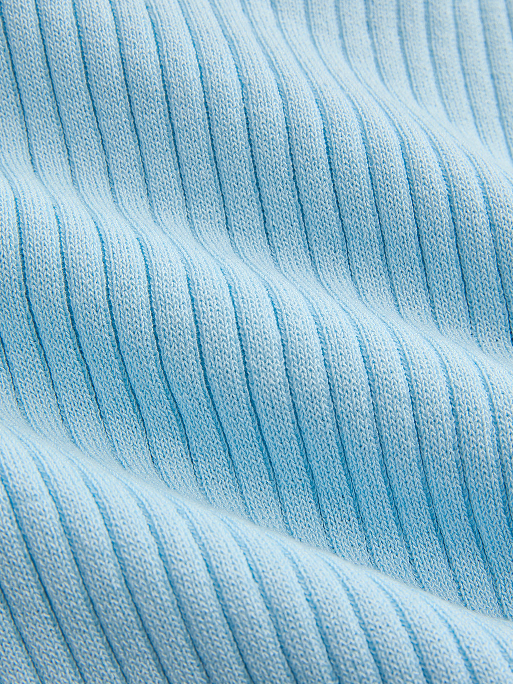 Robe longue en maille côtelée à manches longues