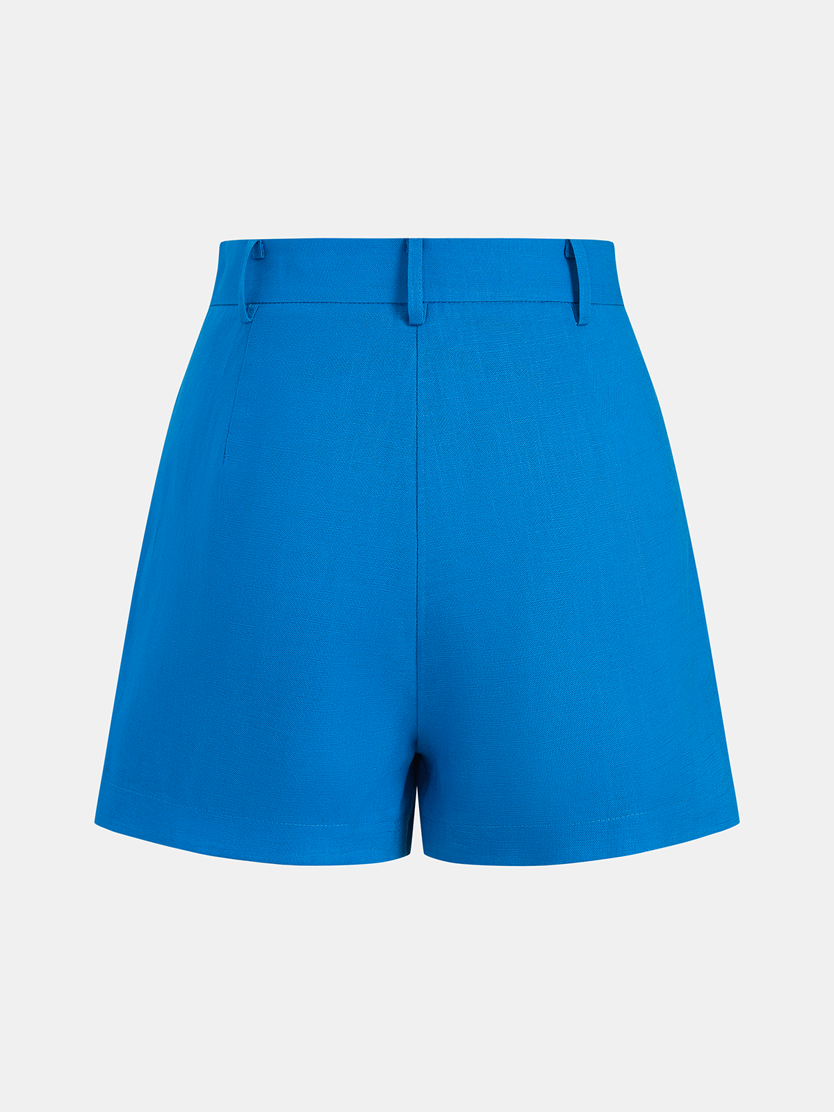 Ärmellose Blazerweste & Plissierte Shorts-Set