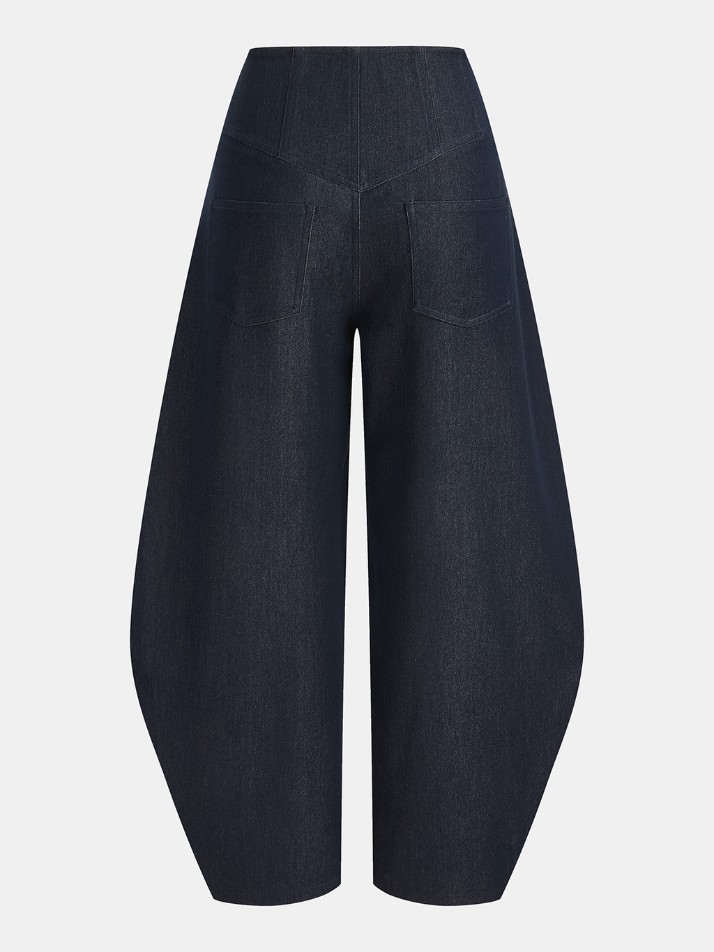 High-Waist-Hose mit Knopfverschluss und Ballonform