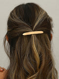 Minimalist Oval Bar Hair Clip