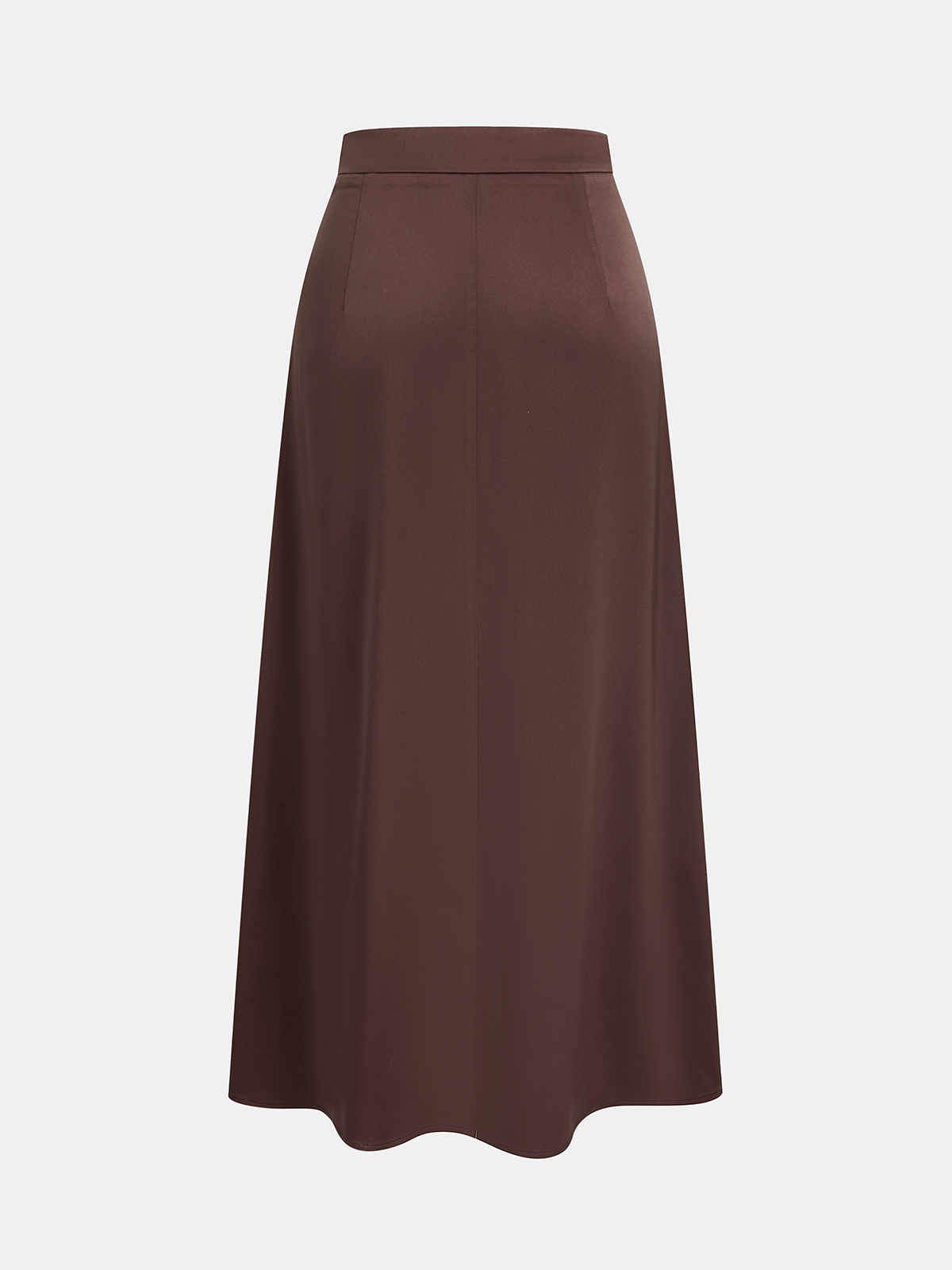 Ensemble haut drapé asymétrique et jupe midi