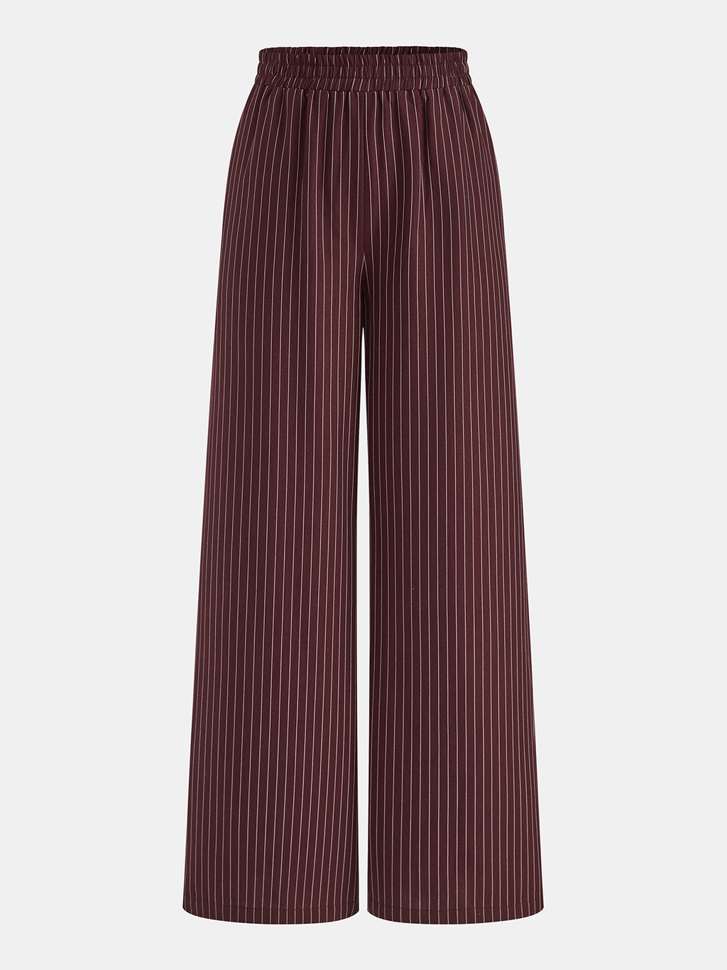Pinstriped Halter Top & Wide Leg Pants Set
