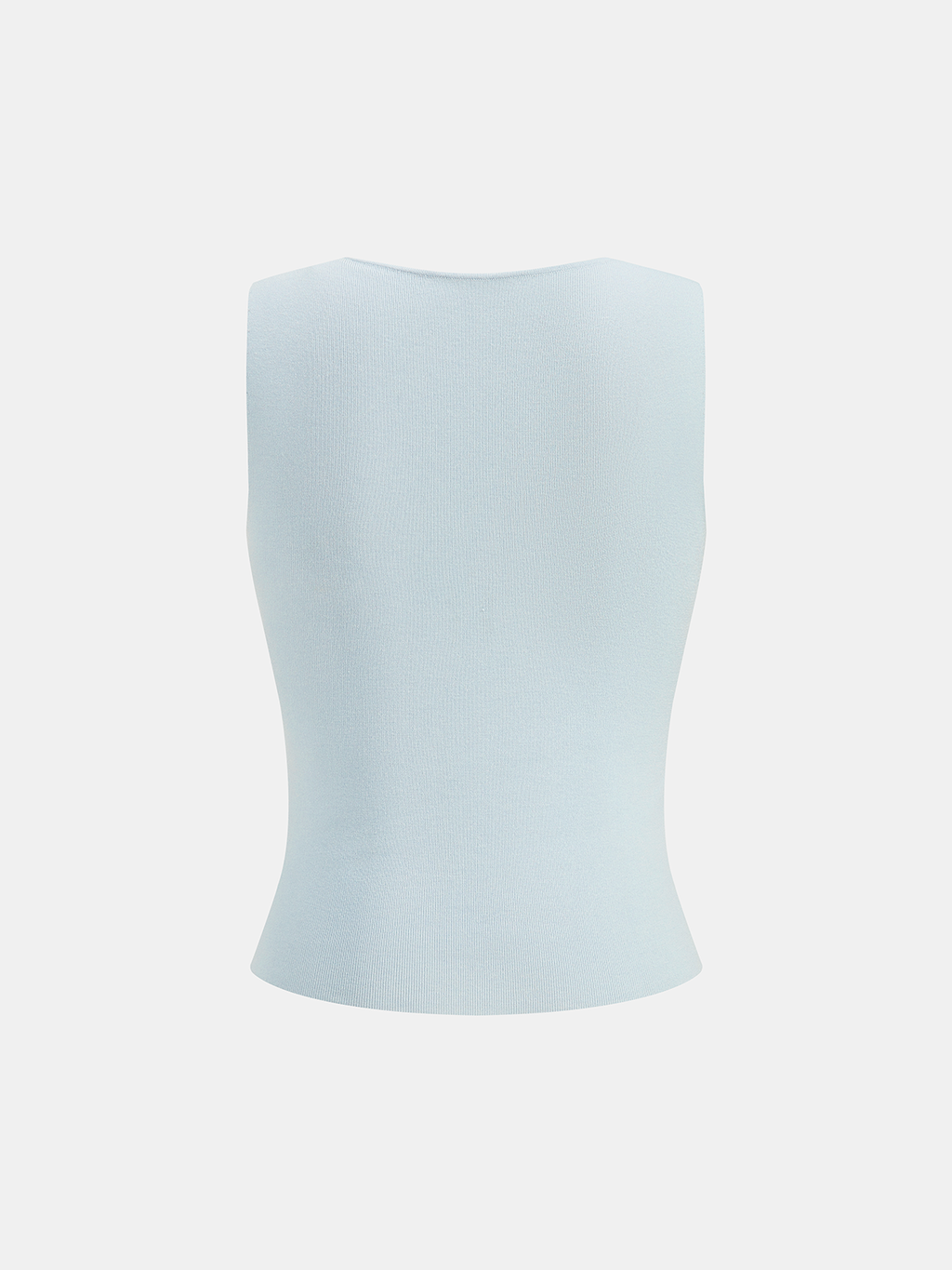 Gilet en maille ajourée avec détail métallique