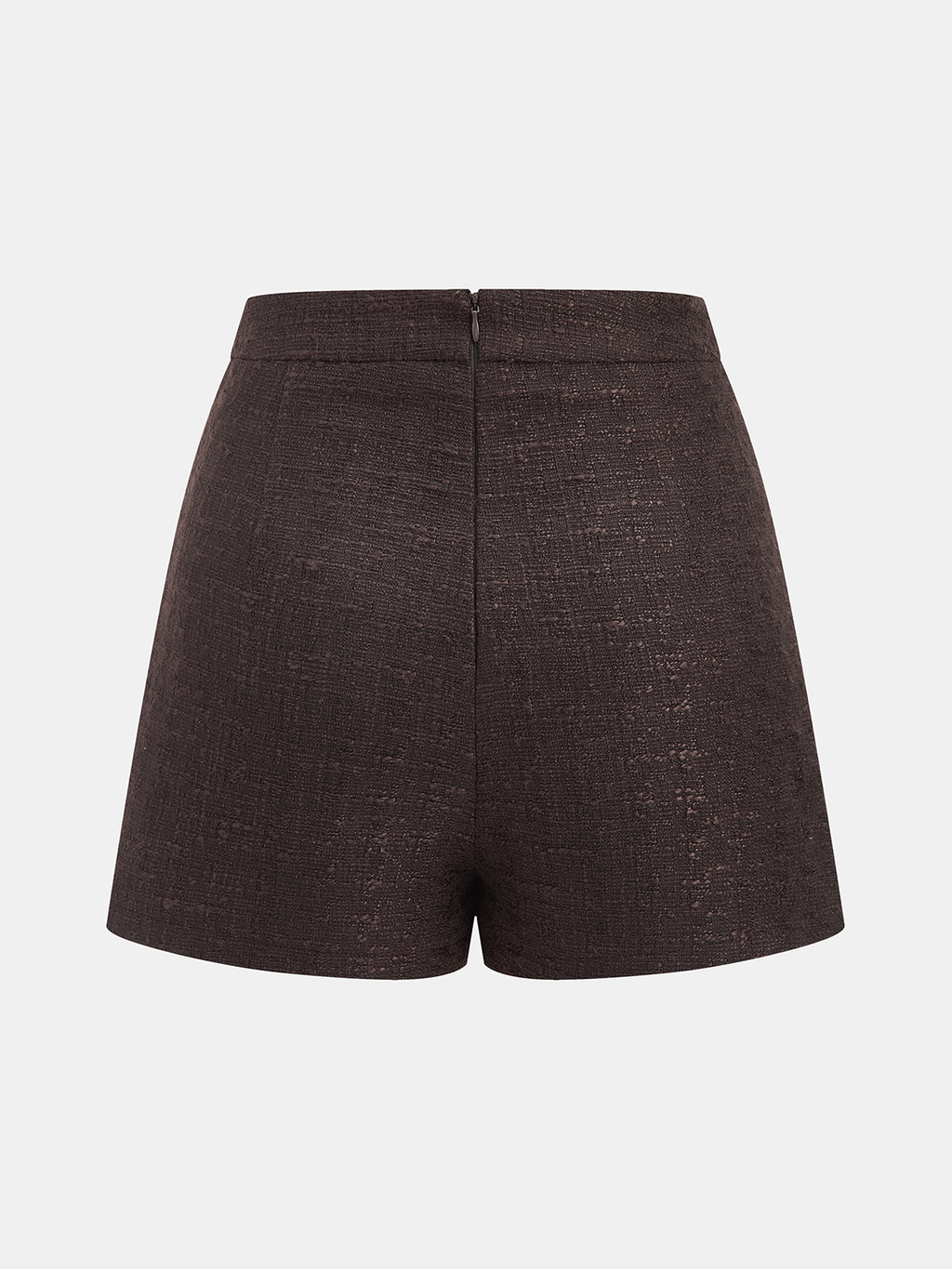Tweed-Shorts mit Horsebit-Schnalle