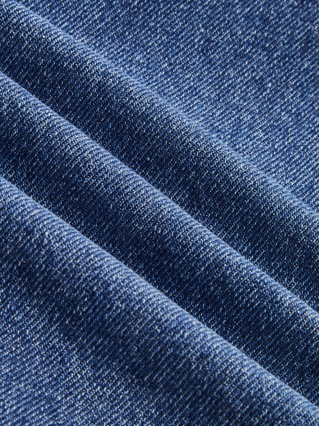 Pantalon en jean asymétrique à jambes larges