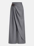 Pantalon large portefeuille à boucle