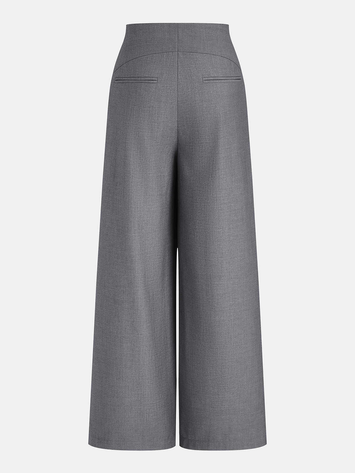 Hose mit Schnallendetail und weitem Bein