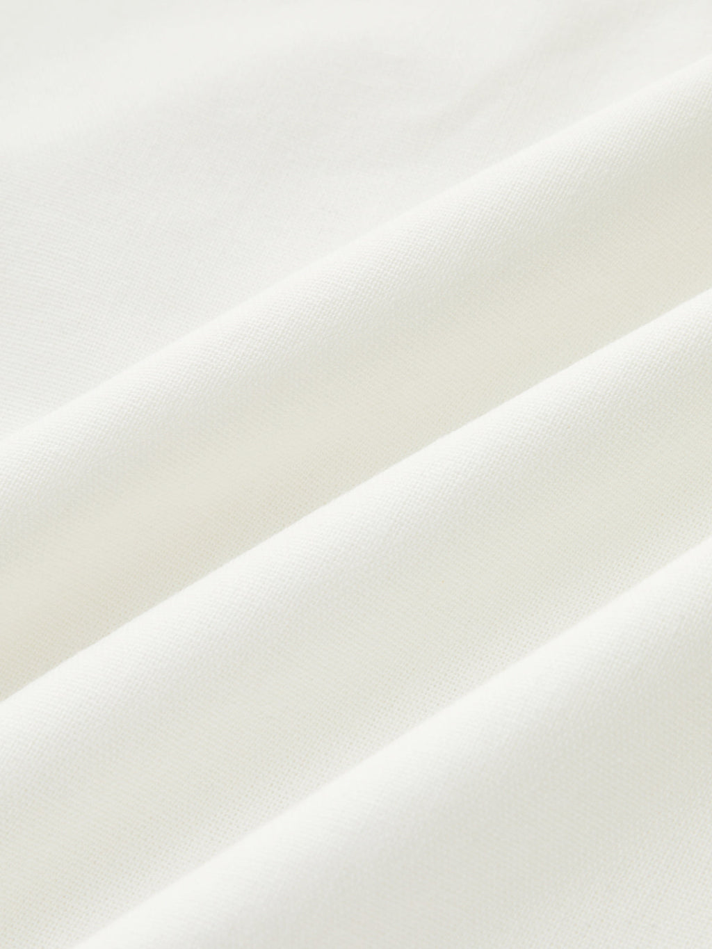 Leinenmischgewebe Hose mit weitem Bein und mittlerer Taille