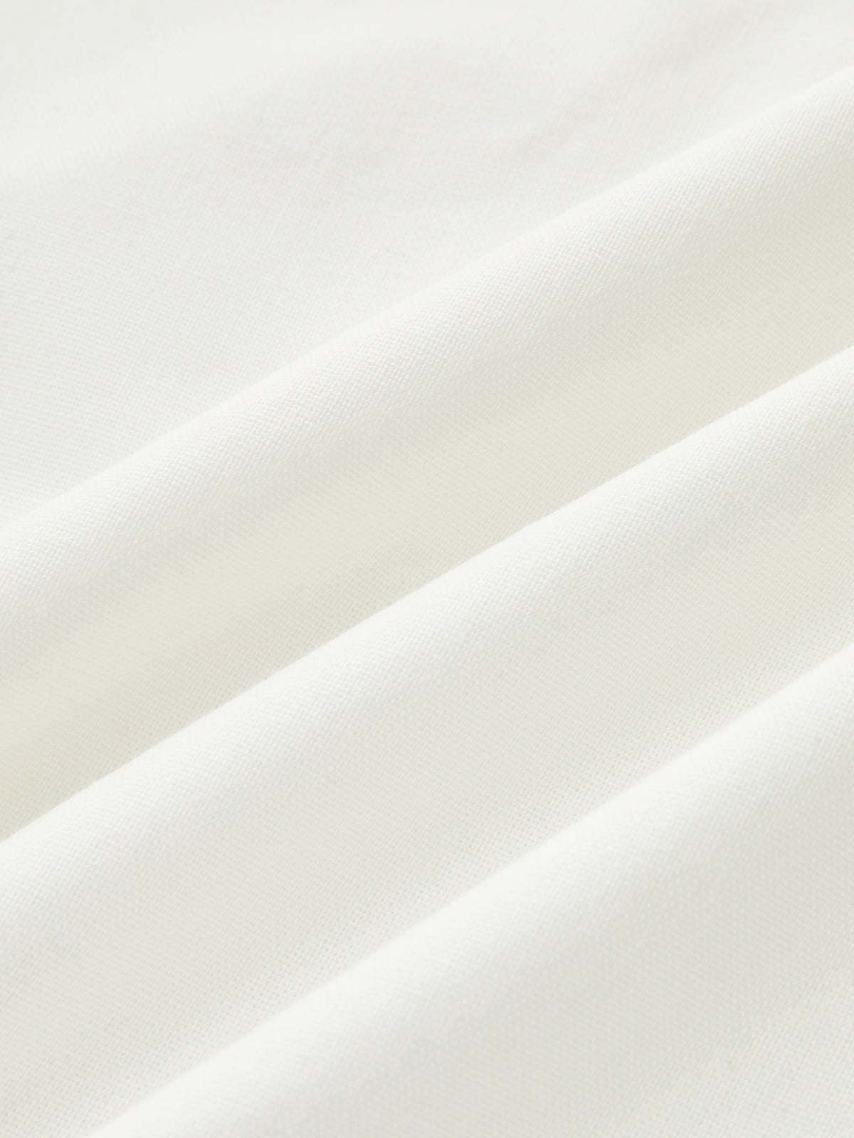 Pantalon large taille mi-haute en mélange de lin