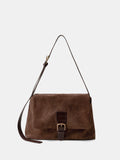 Sac bandoulière effet daim