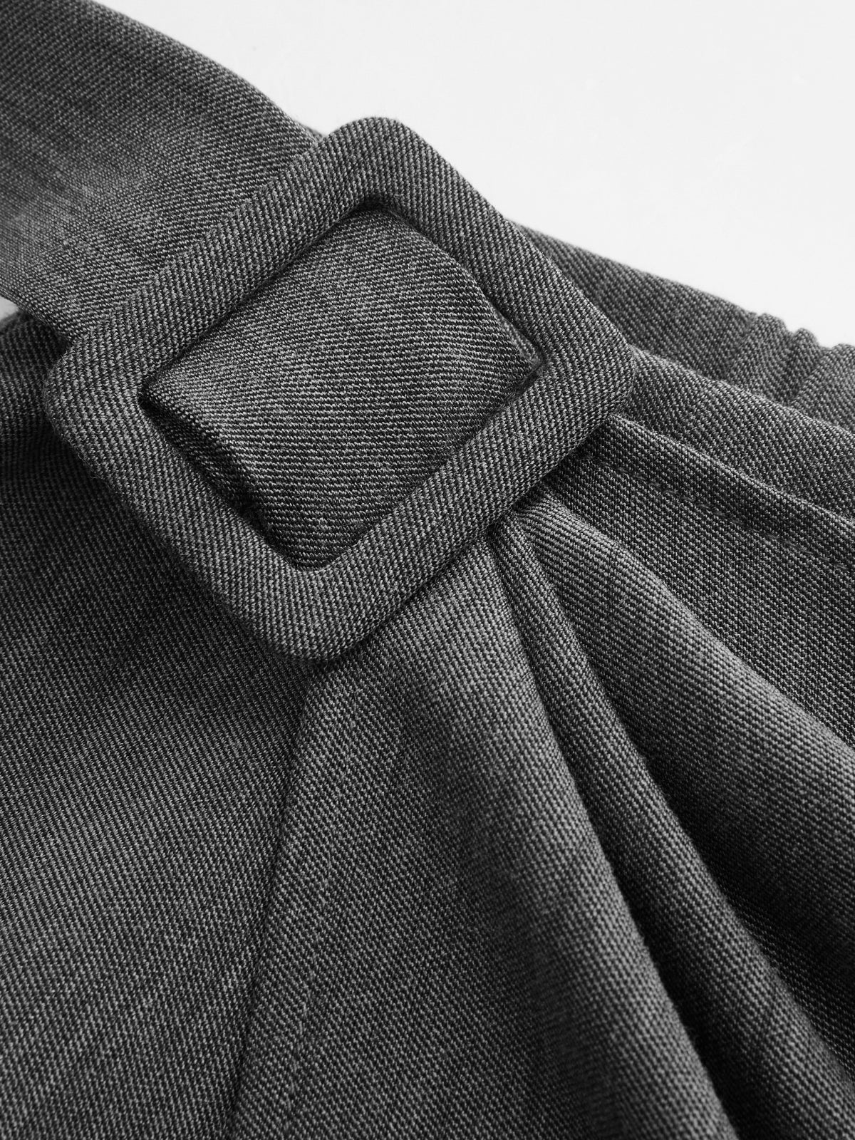 Pantalon large portefeuille asymétrique