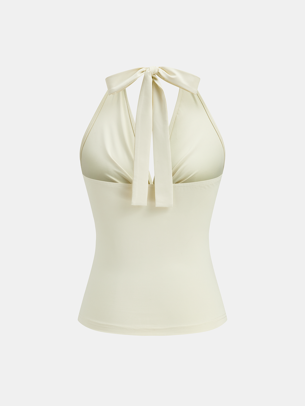 Neckholder-Top mit Twist-Front