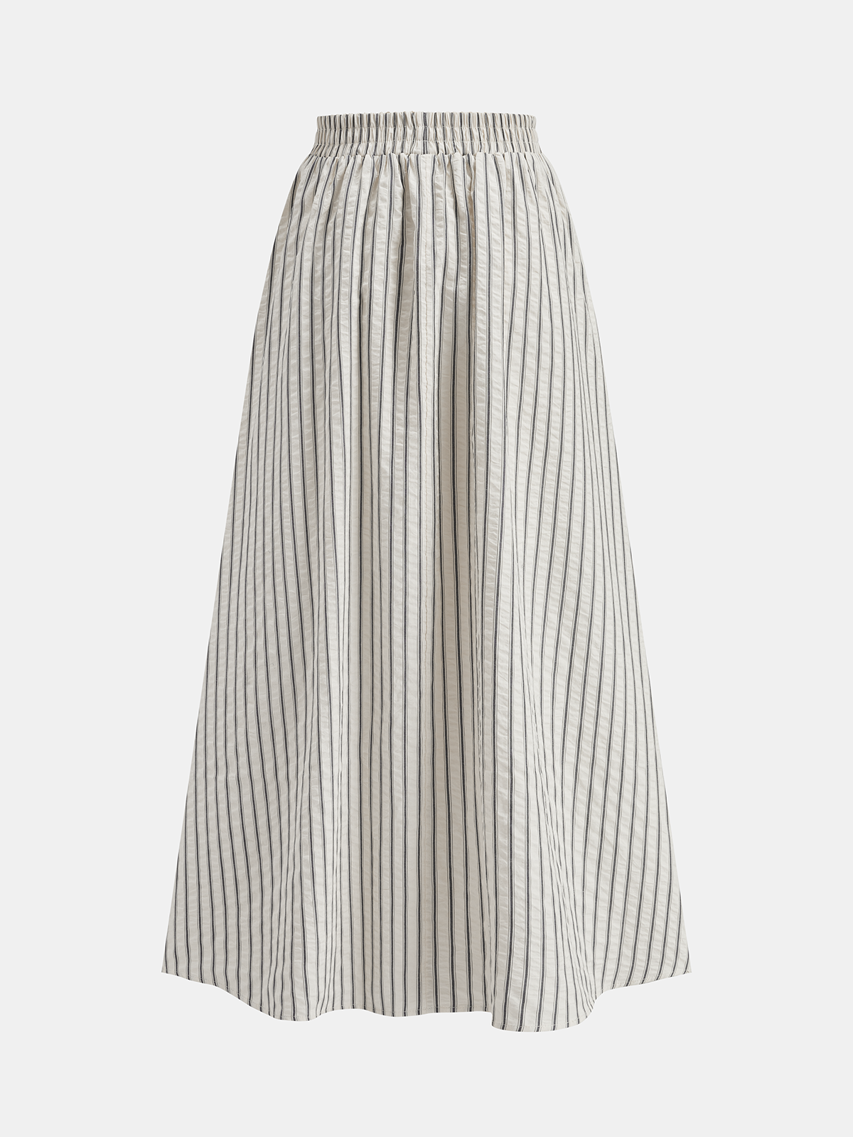 Striped Peplum Cami Top & Wide-Leg Pants Set