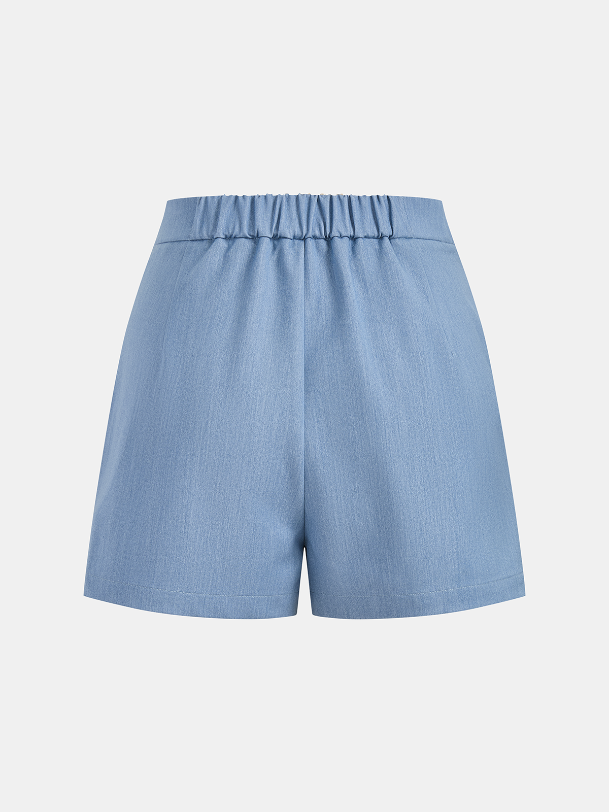 Short décontracté orné taille mi-haute
