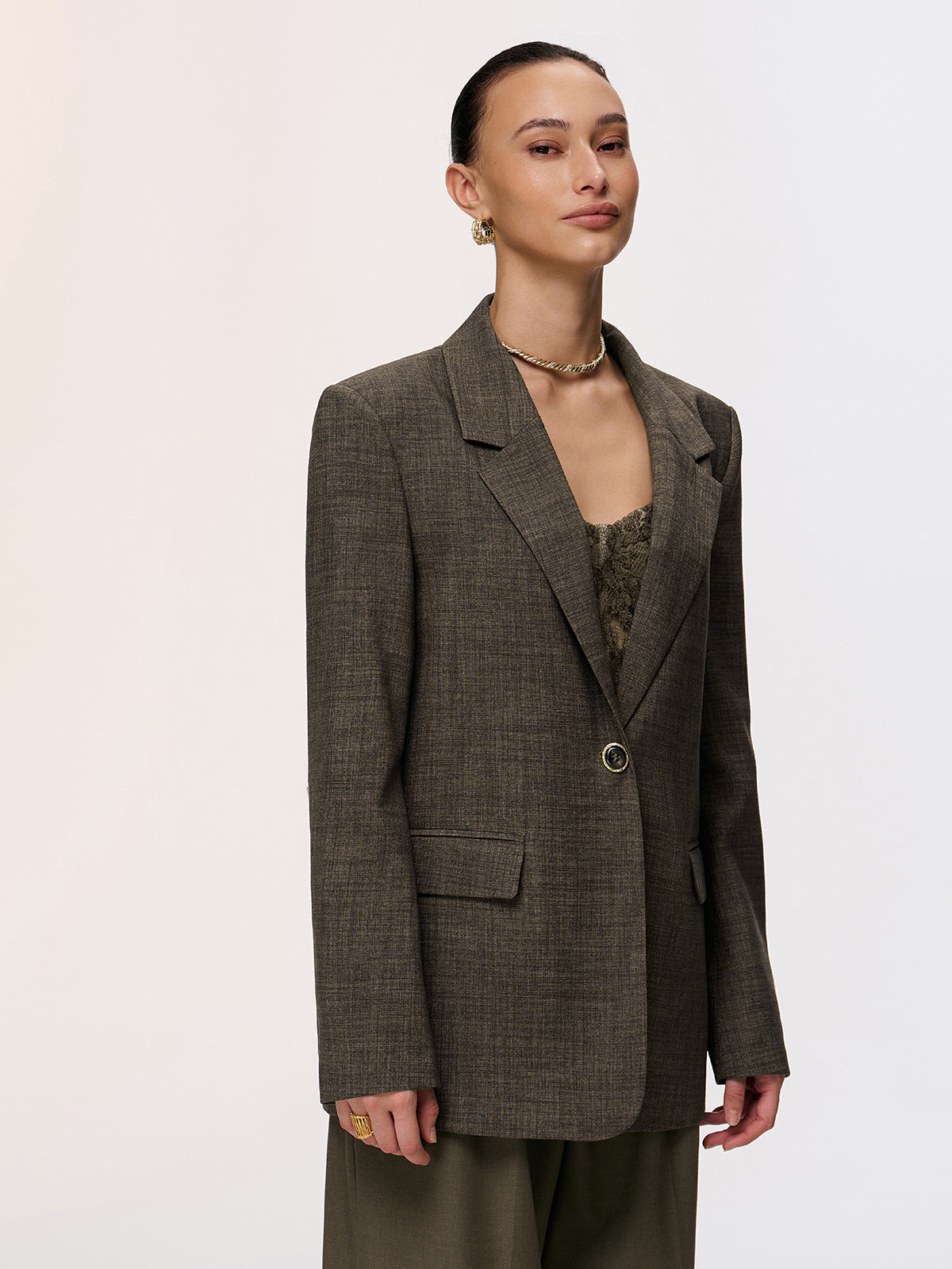 Blazer mit Schnürung hinten