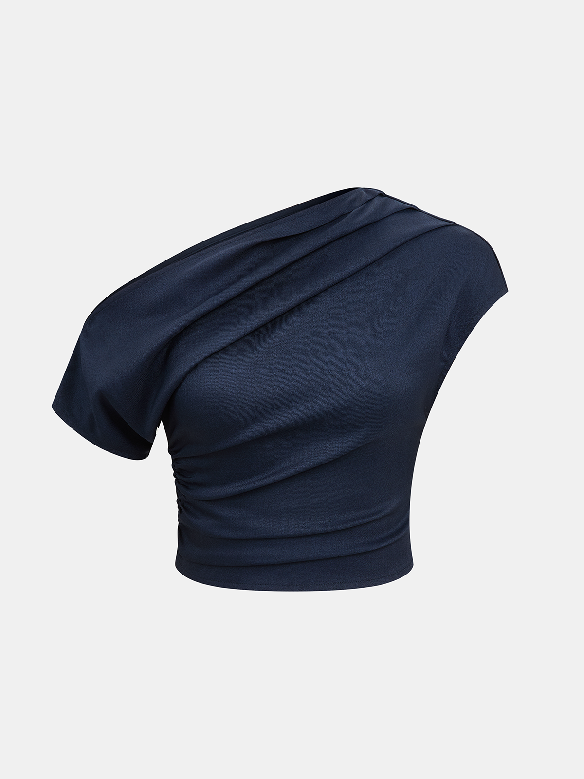 Ensemble haut asymétrique et pantalon ample
