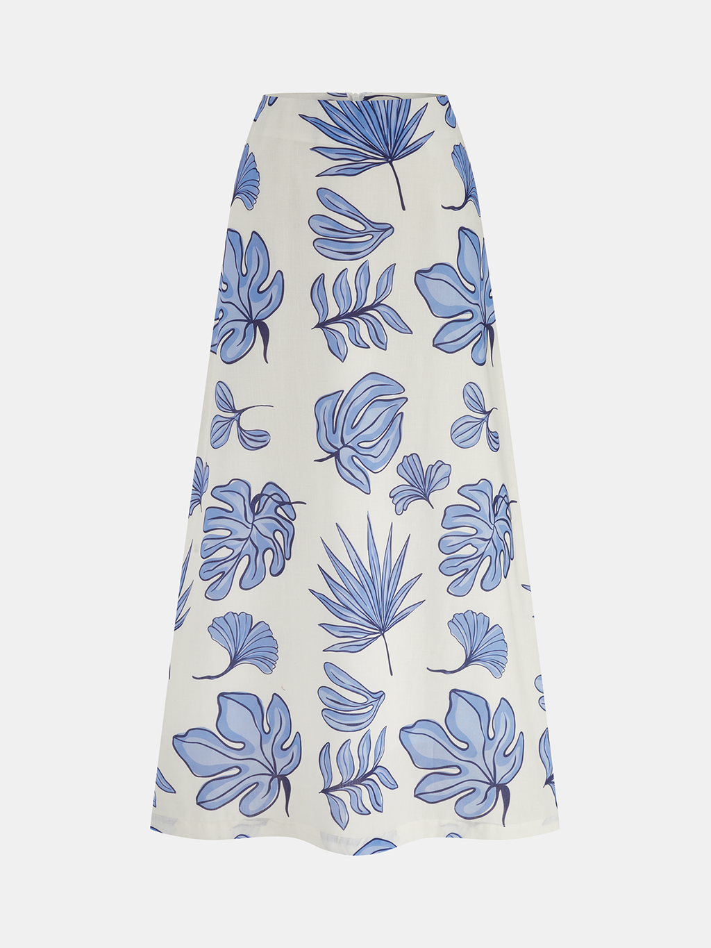Strapless Printed Top & Maxi Skirt Set