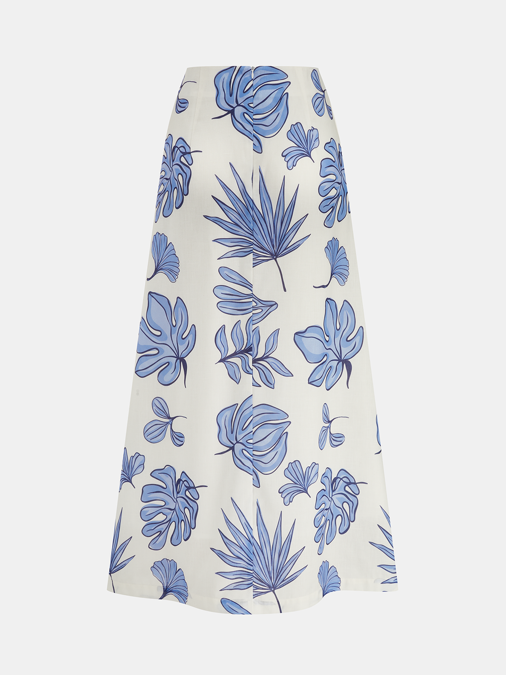 Strapless Printed Top & Maxi Skirt Set