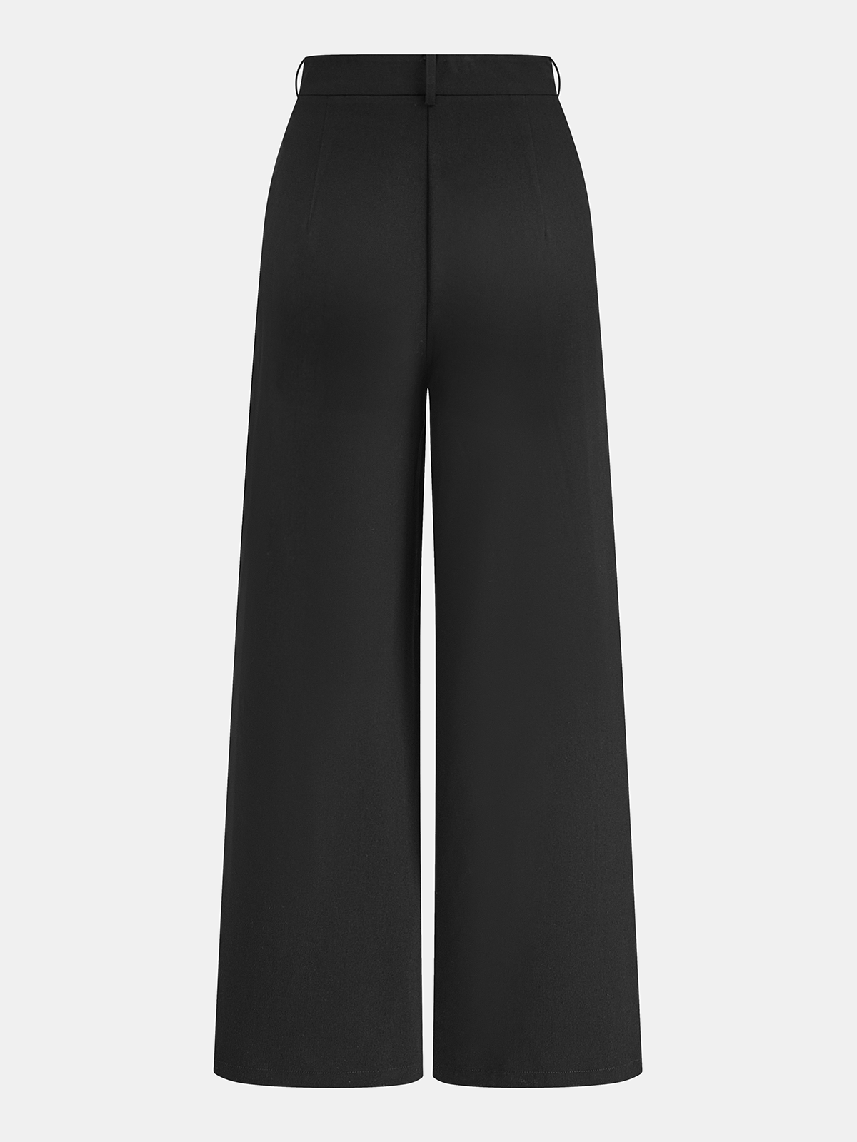 Ensemble haut froncé sans manches et pantalon plissé