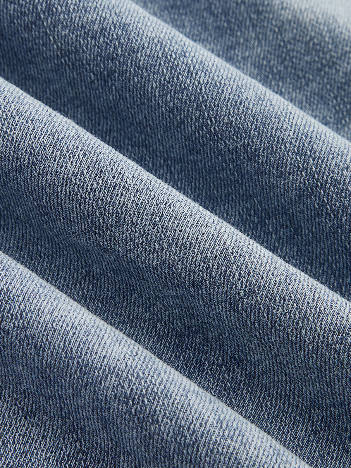 Jupe en jean évasée boutonnée taille haute