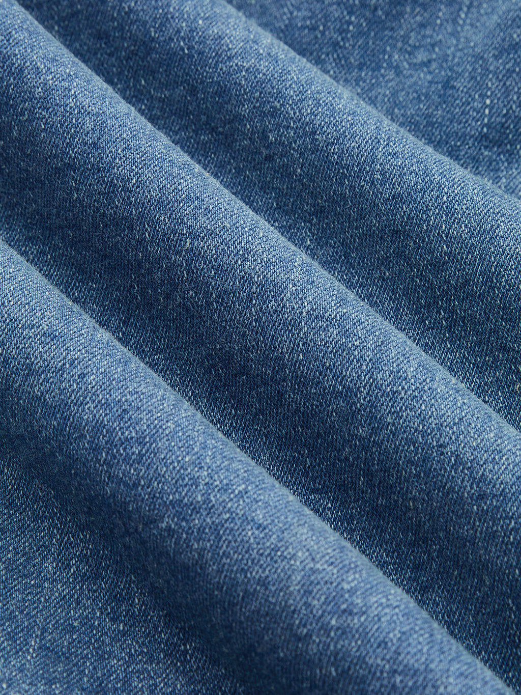 Trägerloses Denim-Midikleid mit Neckholder