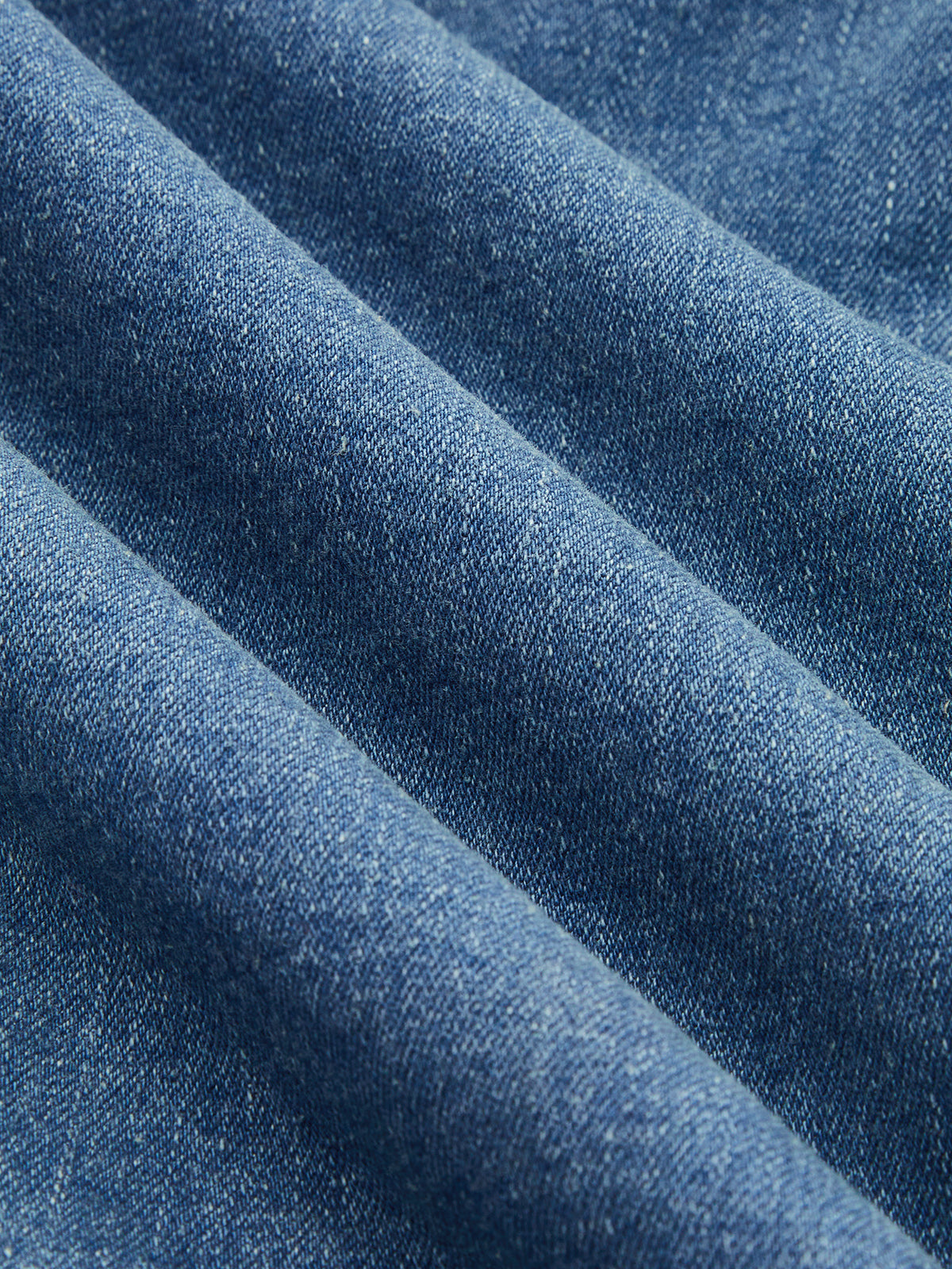 Trägerloses Denim-Midikleid mit Neckholder