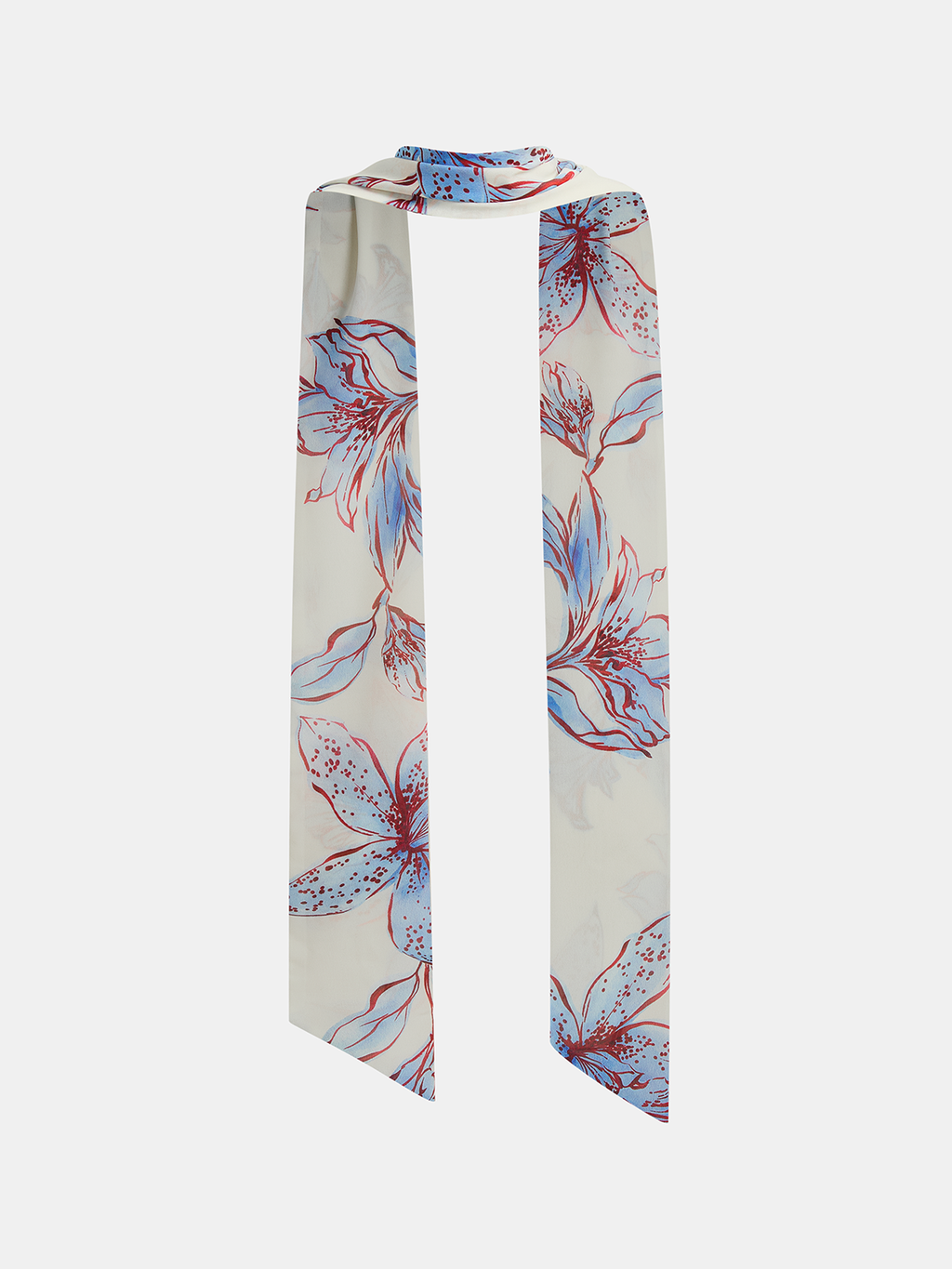 Robe longue dos nu à imprimé floral
