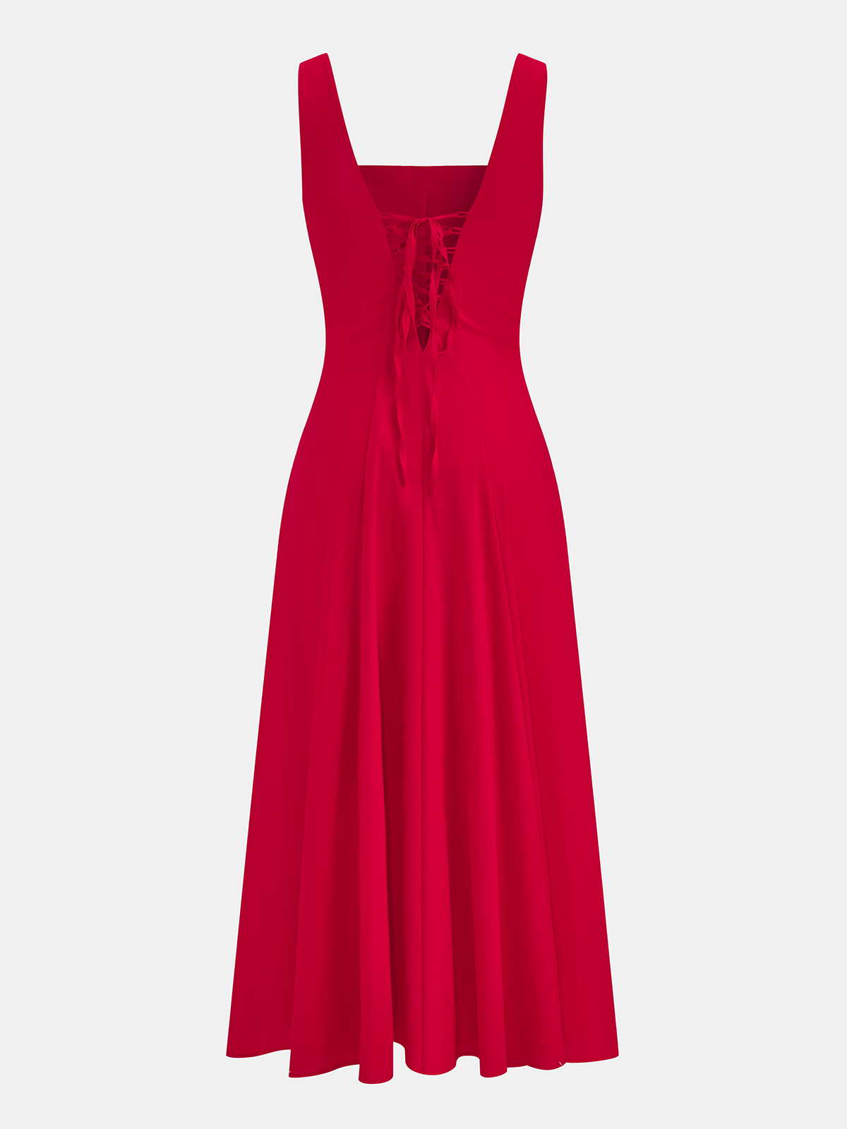 Maxikleid aus Baumwollmischung mit Knopfleiste