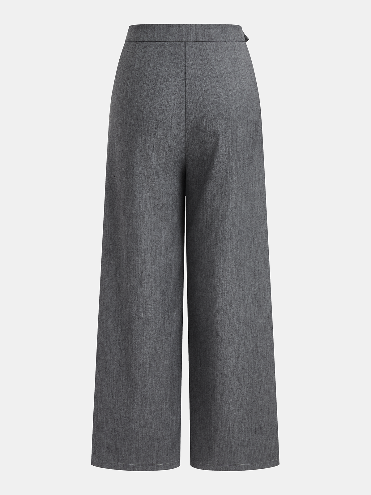 Ensemble crop top asymétrique à dos nu et pantalon