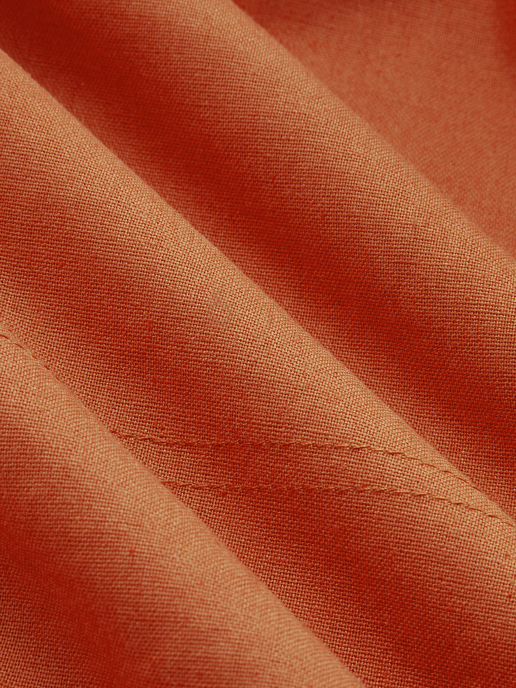 Robe chemise sans manches en lin mélangé à nouer à la taille