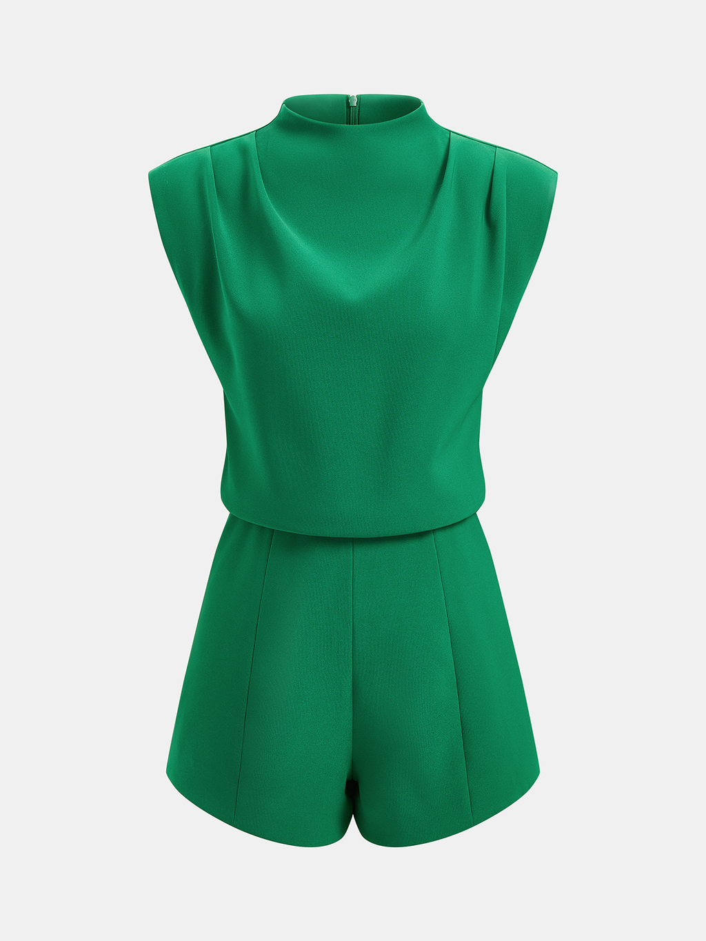 Ärmelloser Neckholder-Jumpsuit mit Drapierung