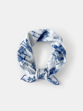 Foulard bandana en coton imprimé toile