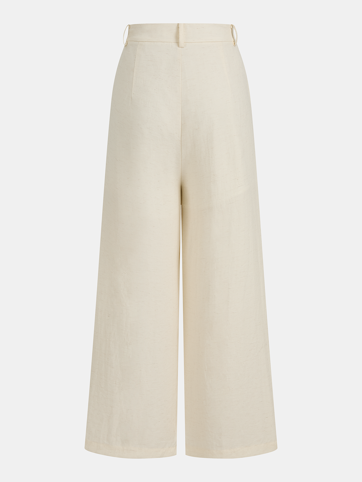 Ensemble gilet à bouton métallique et pantalon, coupe asymétrique (une épaule dénudée)
