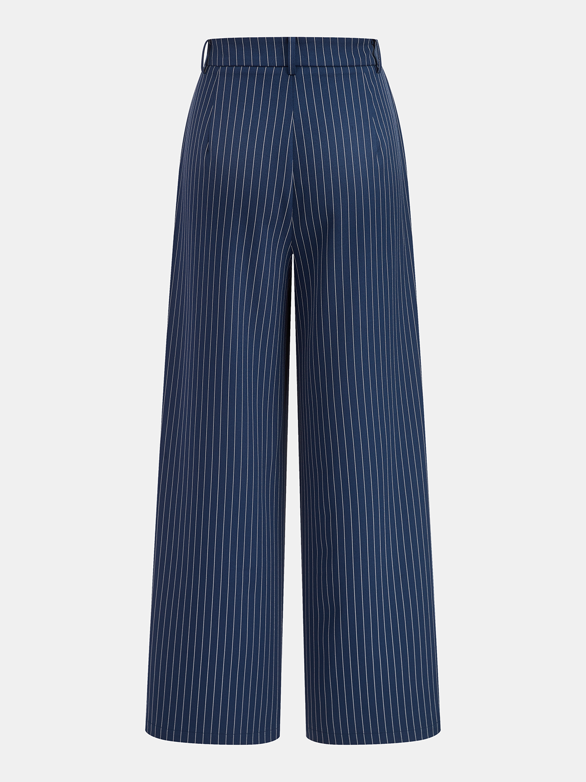 Ensemble pantalon et haut rayé à une épaule