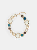 Collier plastron multi-pierres