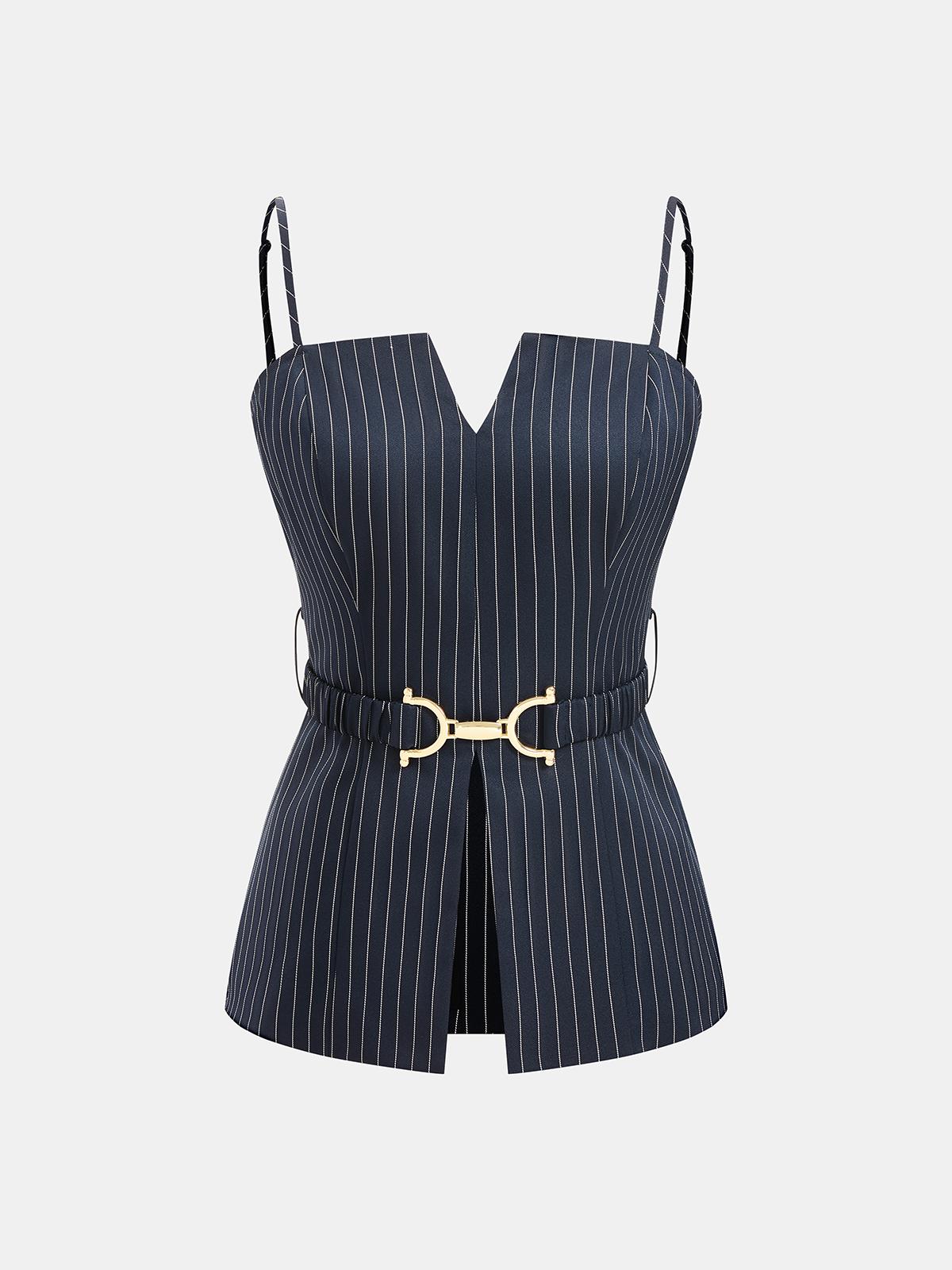 Ensemble caraco rayé et pantalon large