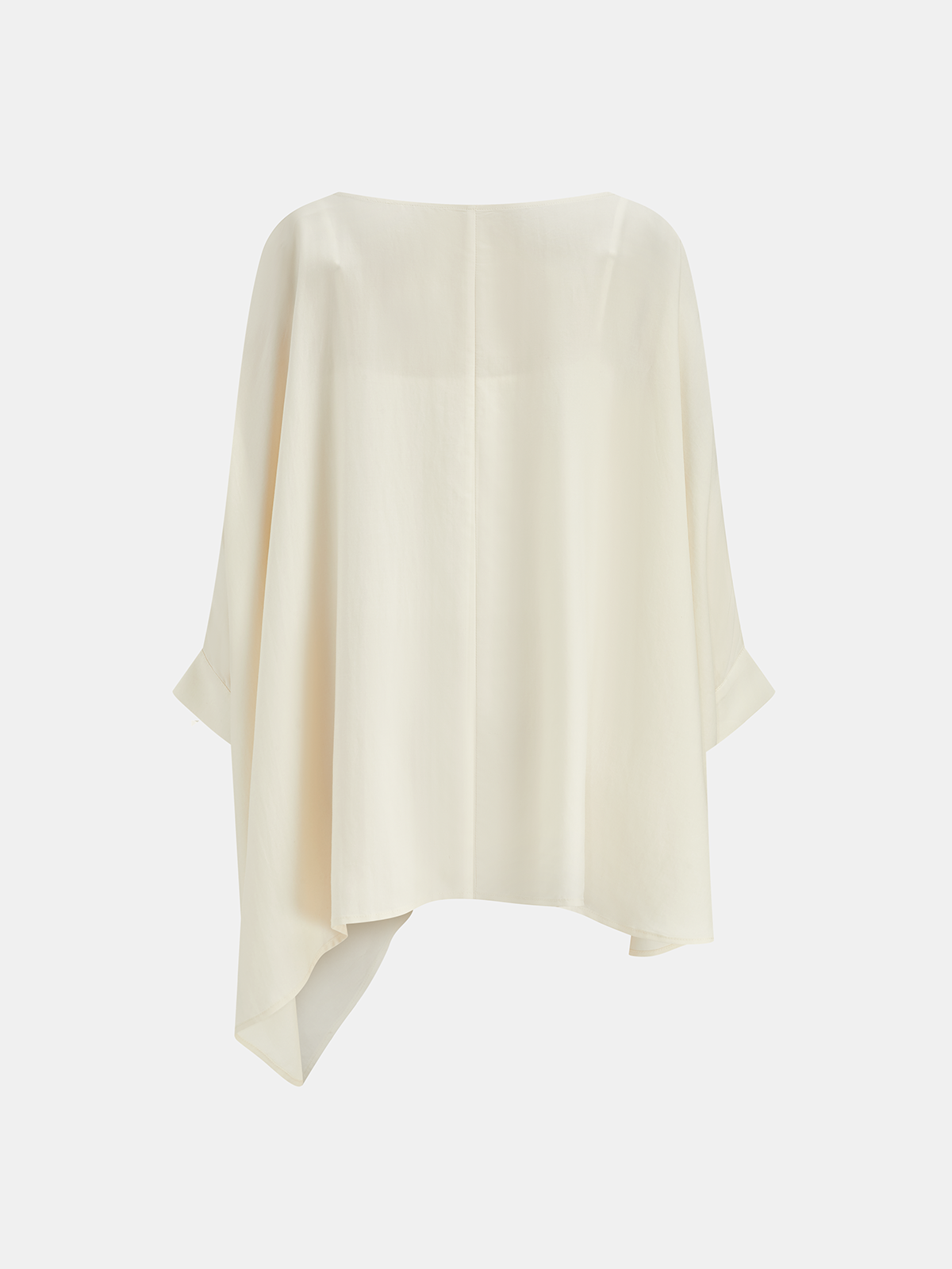 Ensemble deux pièces caraco et blouse ample asymétrique