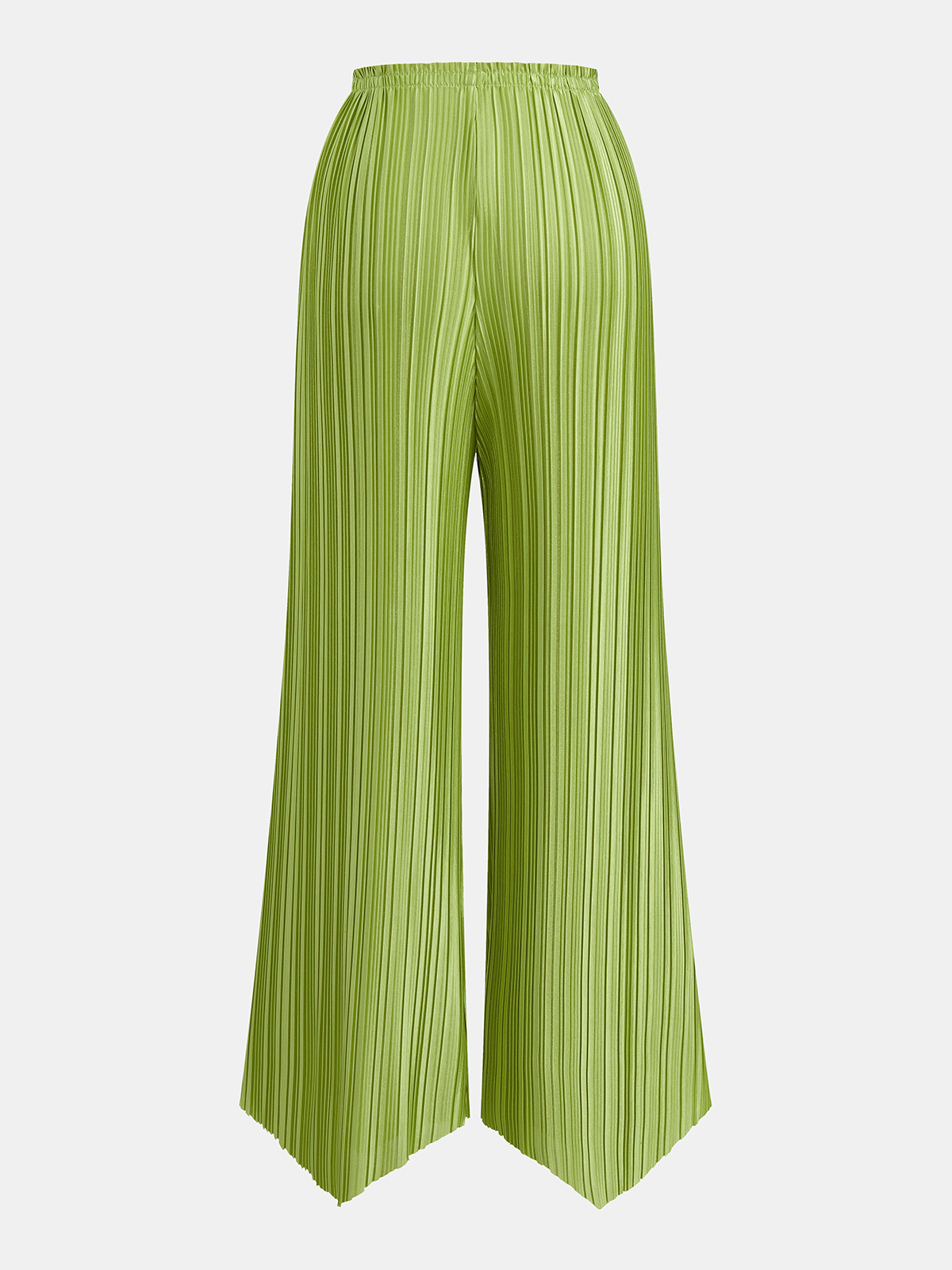Ensemble top court licou plissé et pantalon
