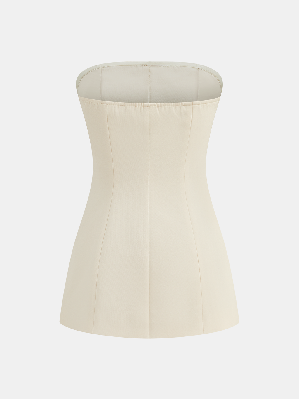 Ensemble haut bandeau boutonné et mini-jupe