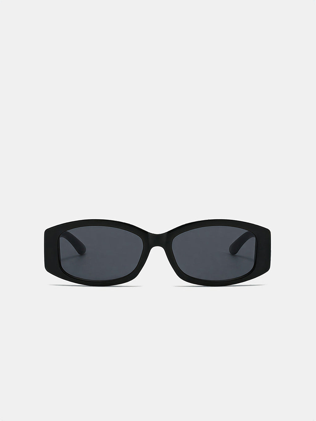 Gesteppte Temple Rechteckige Sonnenbrille